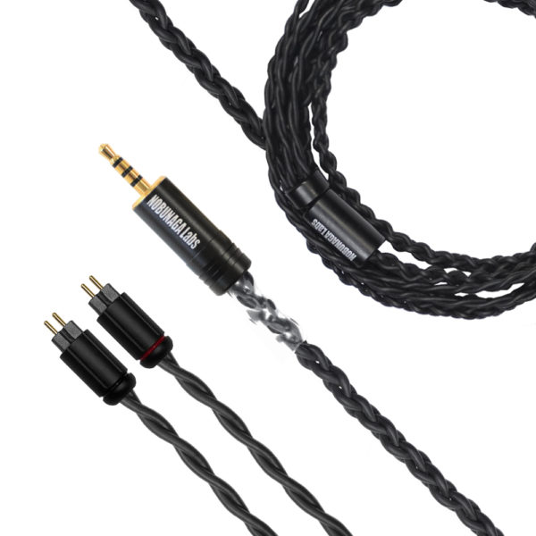 MAGELLAN NOBUNAGA Labs Advance AK2.5mm 4-pole balanced custom IEM 2pin compatible tin-plated MMCX re-cable