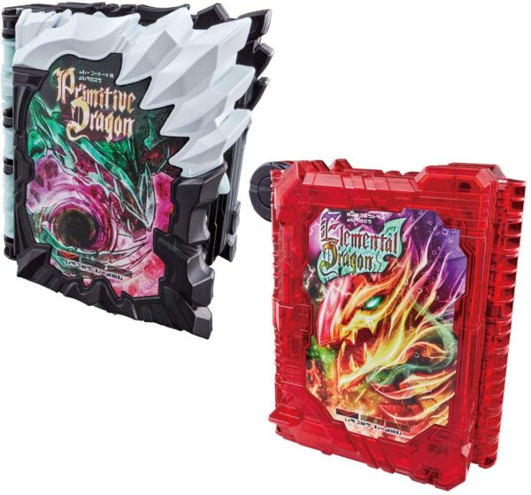 Kamen Rider Saber DX Primitive Dragon & Elemental Dragon Wonder Ride book Set