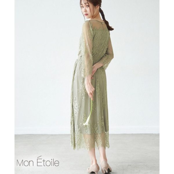 Titip Jepang - ROPE PICNIC Mon Etoile Wedding Lace DRESS