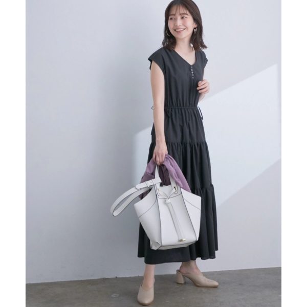 Titip Jepang - ViS French sleeve tiered dress