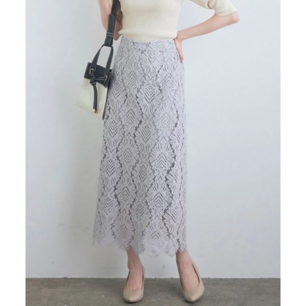 Titip Jepang - Geometric lace skirt