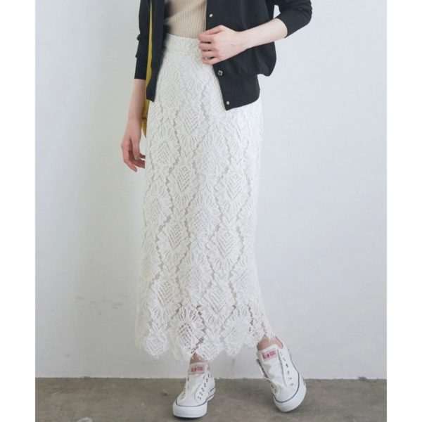 Titip Jepang - Geometric lace skirt