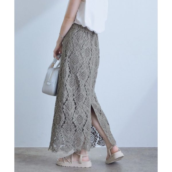 Titip Jepang - Geometric lace skirt