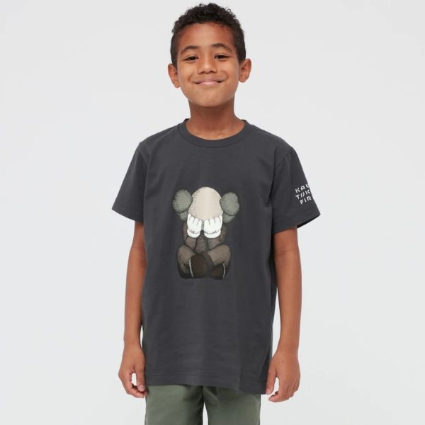 KIDS KAWS UT T-shirt DARK GRAY