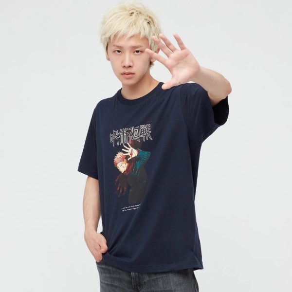 Titip-Jepang-Jujutsu-Kaisen-UT-Graphic-T-shirt-Yuhito-Tiger-Cane-Short-Sleeve-Regular-Fit