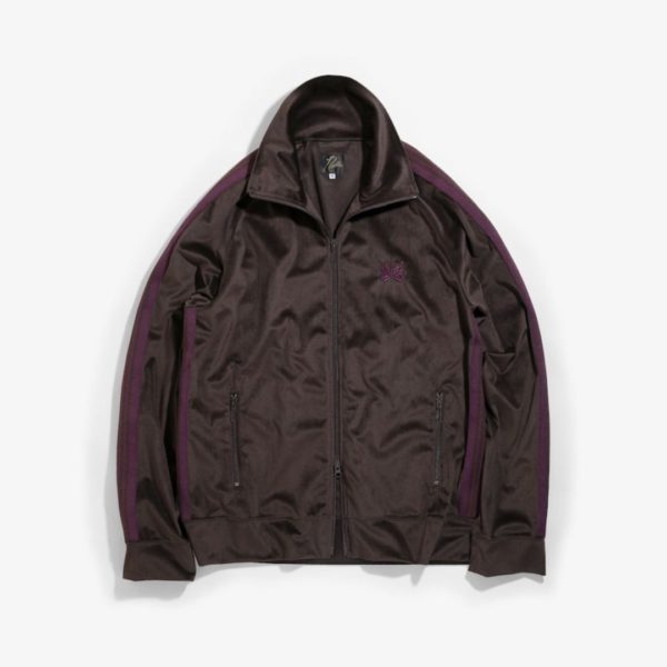 Titip Jepang - NEEDLES TRACK JACKET - POLY VELOUR: BROWN