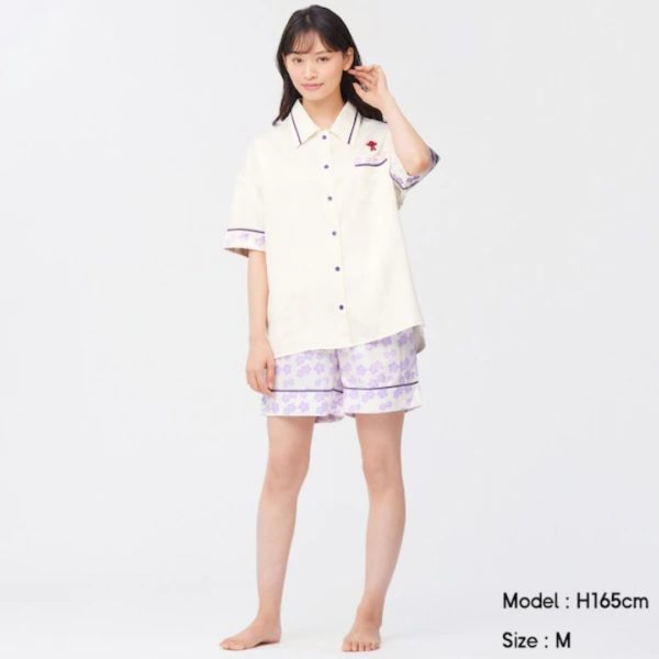 Titip Jepang - Satin pajamas (short sleeves & shorts) Demon Slayer