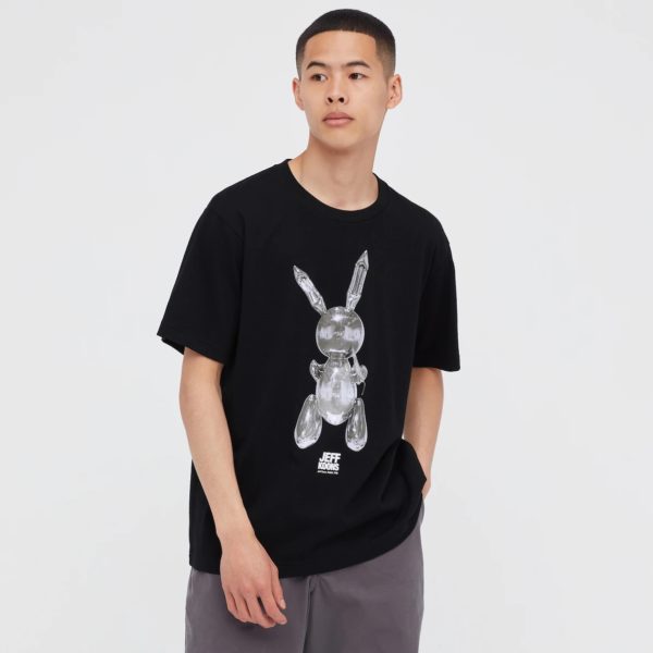 Titip-Jepang-Jeff-Koons-UT-Graphic-T-shirt-Black