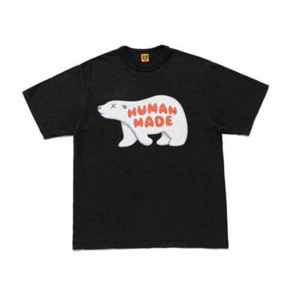 Titip-Jepang-HUMAN-MADE-KAWS-T-SHRIT-2-Black