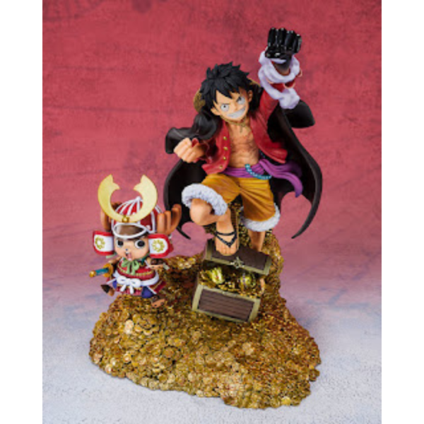 Titip Jepang-FIGUARTS ZERO MONKEY D LUFFY -WT100 EIICHIRO ODA ORIGINAL ILLUSTRATION 'DAIKAZOKU HAYKKEI'