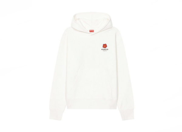 FSA-0623 TITIP JEPANG KENZO "BOKE FLOWER" OVERSIZE HOODIE MENS "Off White"