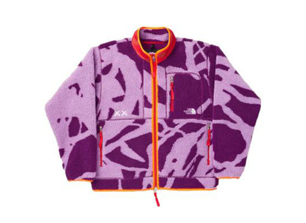 FSA-0641 TITIP JEPANG The North Face Kaws Fleece Jacket "Purple"