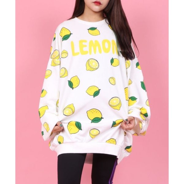 Titip-Jepang-Hood-Total-Pattern-Sweatshirt-LEMON-NINJIN-EDAMAME