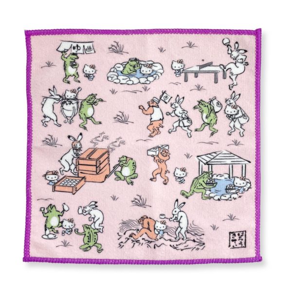  ANM-0041 TITIP JEPANG Hand Towel - Hot Spring Hello Kitty