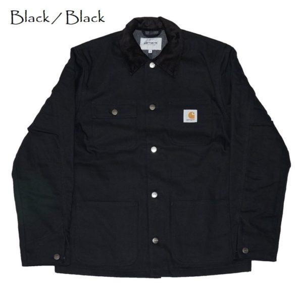 Titip-Jepang-Carhartt-work-progress-Carhartt-WIP-WIP-I028425-MICHIGAN-COAT-Black-Black