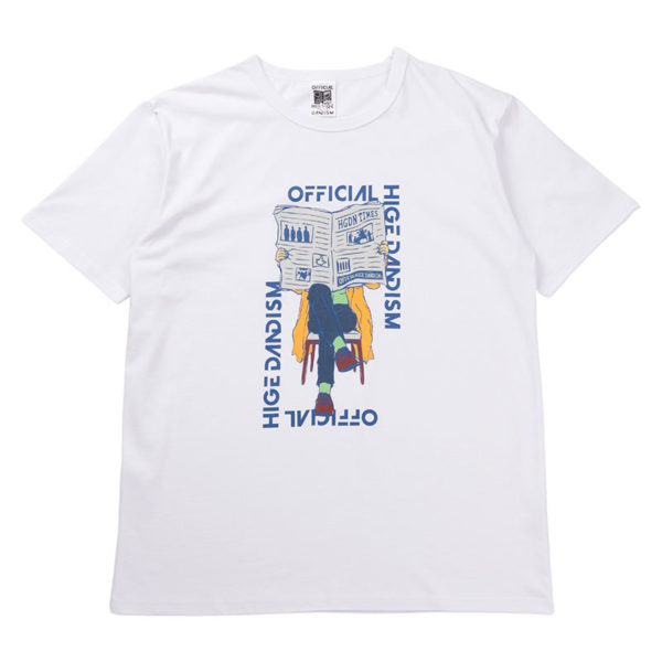 Titip-Jepang-Official-Hige-Dandism-Editorial-Tour-T-shirt-White-one-man-tour-2021-2022-Editorial