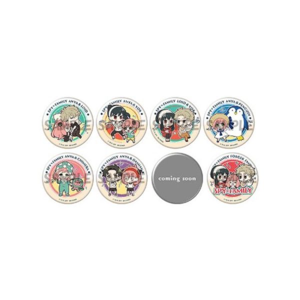 Titip-Jepang-METAL-BADGE-COLLECTION-SPY-X-FAMILY-BUDDYCOLLE-PER-BOX-8-PCS.